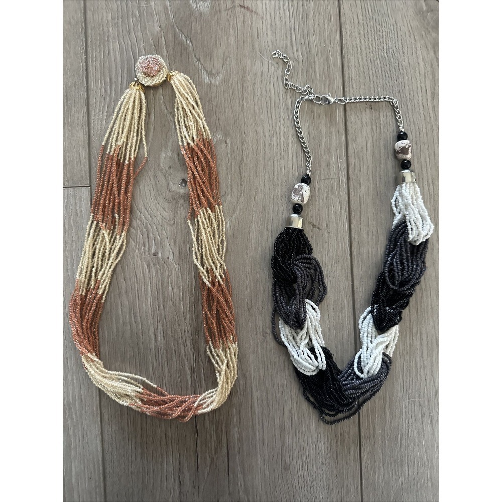 2 Beaded Necklace Very Pretty